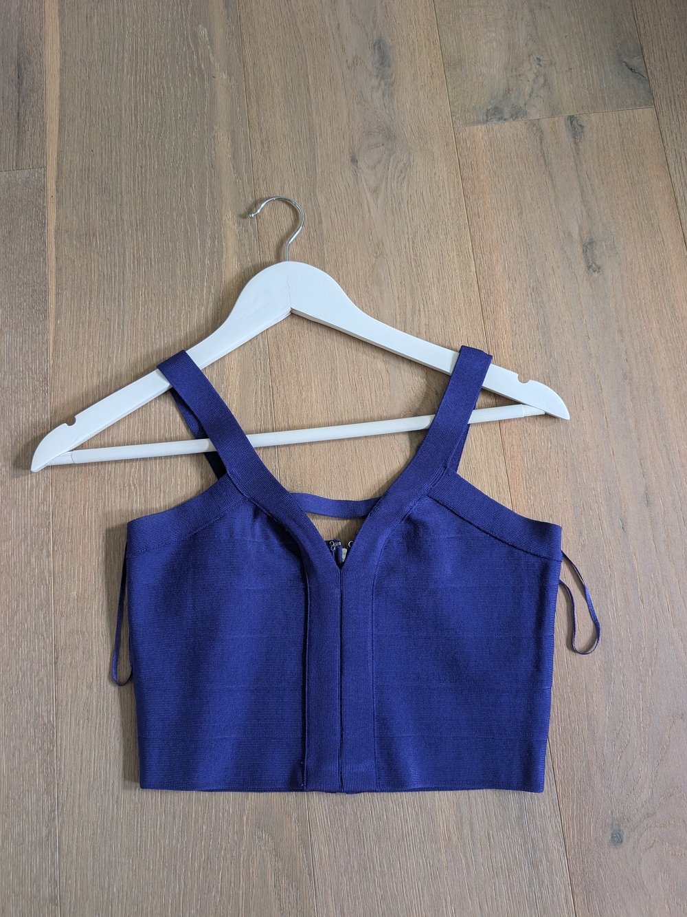 Guess Royal Blue Bandage Crop Top